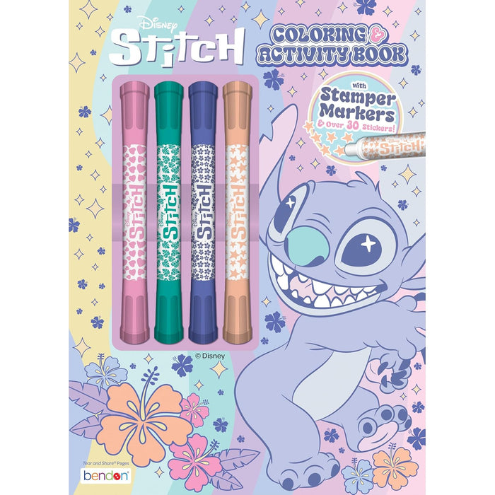 Coloring & Activity with Stamper Marker Book - Disney Stitch