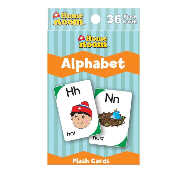 Home Room Flash Cards – Alphabet (A–Z Uppercase & Lowercase Letters)