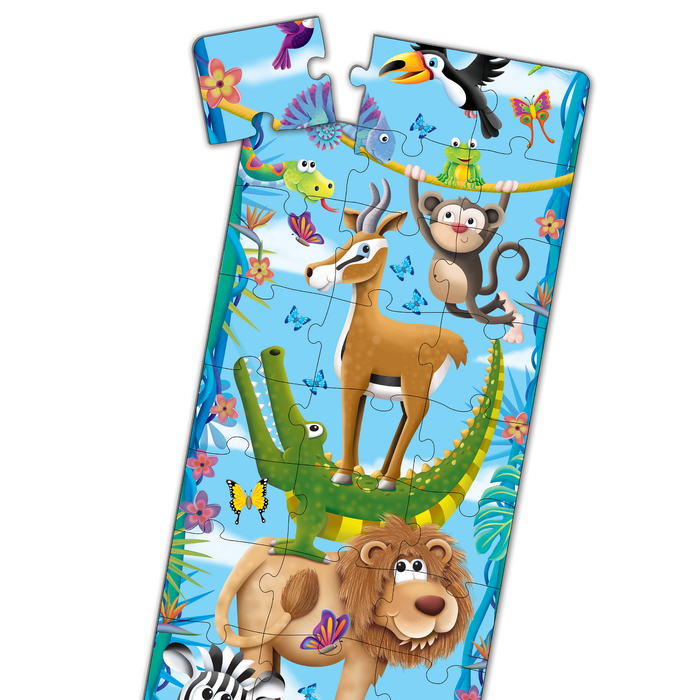 Long & Tall Puzzles - Big to Small Animals