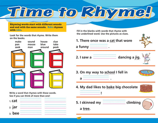 Grade 1 Workbook (Floorpad): Reading, Math and more: Colourful large-format - Canadian Curriculum Press