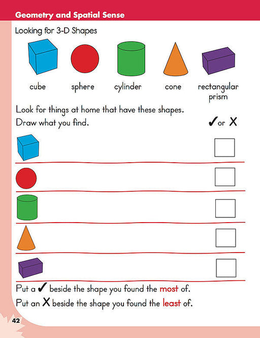 Math Readiness Kindergarten: Counting to 20, Canadian money and time, 2D and 3D shapes, Patterning, classification, and much more! - Canadian Curriculum Press