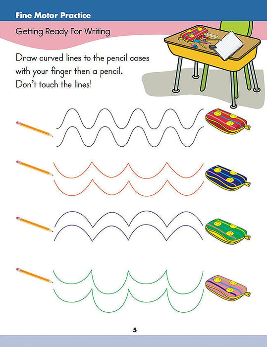 Writing Readiness Kindergarten Workbook: Print Aa To Zz Plus Letter Fun, Pencil Control Activities, Sight Words, Rhyming - Canadian Curriculum Press