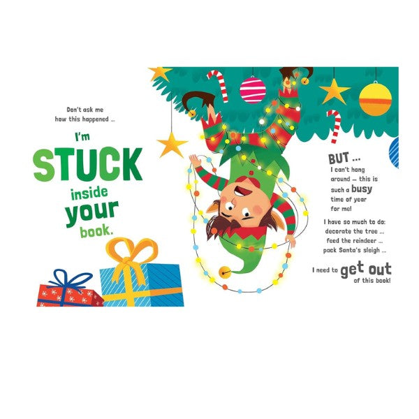 There’s an Elf Stuck in My Book! – Interactive Christmas Picture Book for Kids Ages 2-5