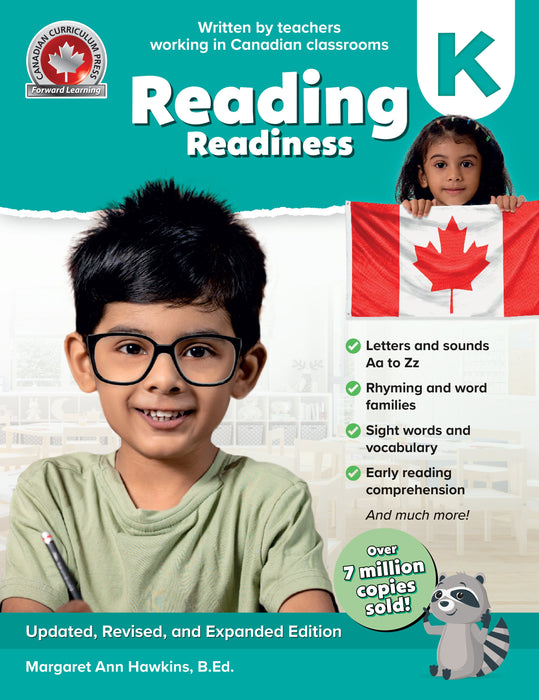 Kindergarten Reading Workbook - 80-page Expanded Edition