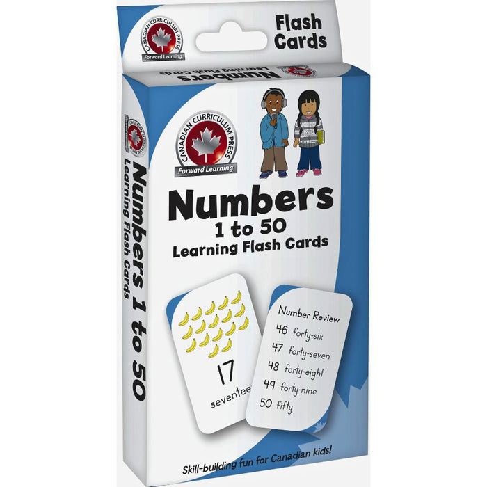 Flashcards - Numbers 1 to 50