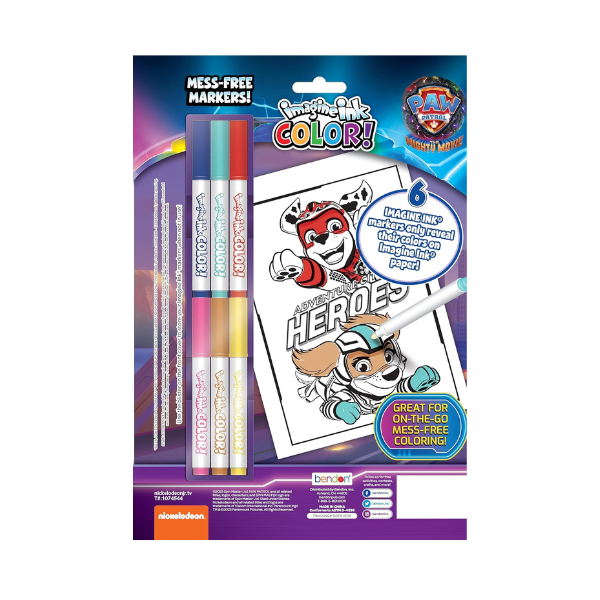 PAW Patrol Mighty Pups 16 Page Imagine Ink Coloring Book, Paperback, by Bendon