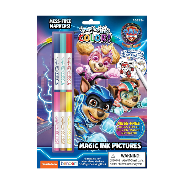 PAW Patrol Mighty Pups 16 Page Imagine Ink Coloring Book, Paperback, by Bendon