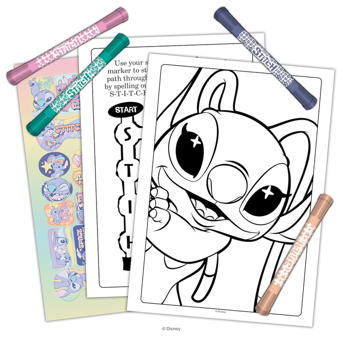 Coloring & Activity with Stamper Marker Book - Disney Stitch
