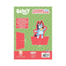 Back cover of Bendon Bluey Jumbo Coloring & Activity Book showing product details and Tear and Share pages for kids aged 3+