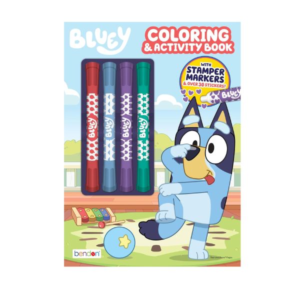 Coloring Book Stamper Markers and Stickers