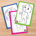Inside pages of Cocomelon My First Coloring and Activity Book showing coloring activities, puzzles, and fun illustrations for toddlers and preschoolers

