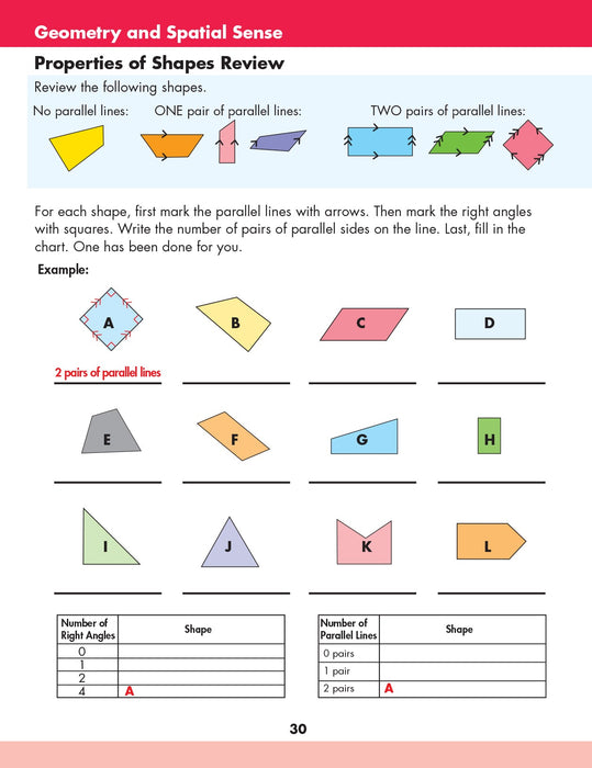 Math Grade 4: multiplication practice, measuring length, perimeter, elapsed time, shapes, angles symmetry, growth patterns, sorting data, graphs and much more!