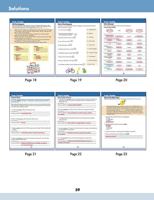 eBook Grade 4 Reading Workbook - Canadian Curriculum Press