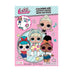 L.O.L. Surprise! Coloring and Activity Book with Tattoos – front cover featuring Kitty Queen, Queen Bee, and friends
