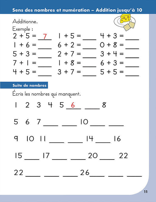 Mathématique en 1re année│French Educational Workbooks - Canadian Curriculum Press