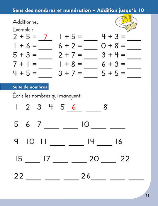 Mathématique en 1re année│French Educational Workbooks - Canadian Curriculum Press