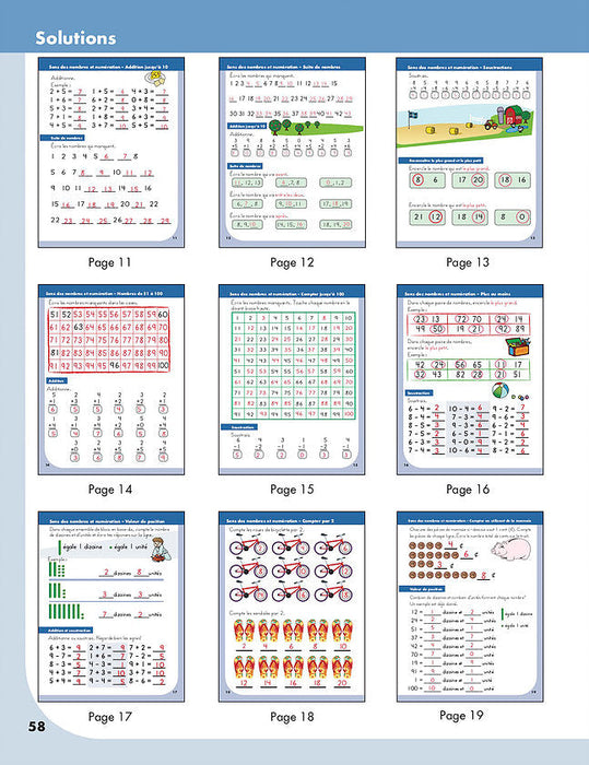 Mathématique en 1re année│French Educational Workbooks - Canadian Curriculum Press