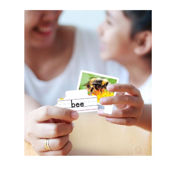 Complete set of 250 sight word and picture puzzle pieces arranged for viewing