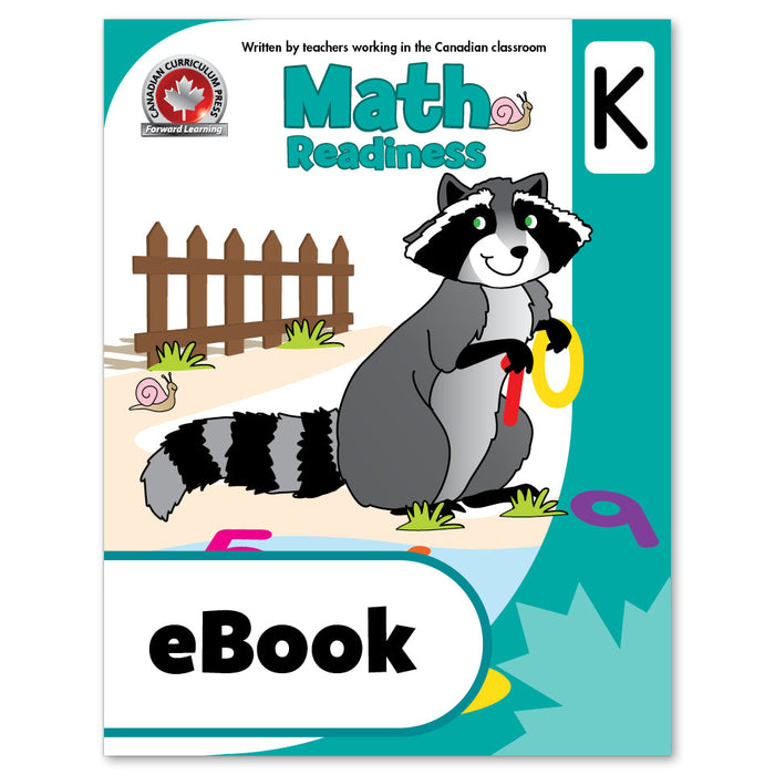 eBook Math Kindergarten Workbook - Canadian Curriculum Press