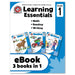 eBook Learning Essentials Grade 1 - Three Books in One Workbook - Canadian Curriculum Press