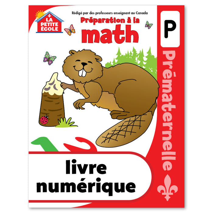 livre numérique- Préparation à la mathématique prématernelle │French Educational Workbooks