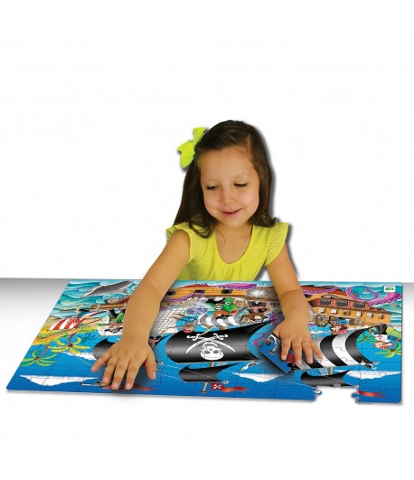 Learning about nature, space and other environments has never been so much fun! After putting together the 100 piece puzzle, turn off the lights and see a surprise as it glows in the dark! Puzzle Doubles! Glow in the Dark! puzzles are a fun way to expand your knowledge of different environments. Each puzzle measures a giant 3’ x 2’! 