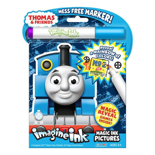 Thomas and Friends Imagine Ink Mess-Free Magic Pictures activity book for toddlers and travel-friendly play.