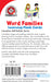 Back of Word Families Flashcards – Includes sample flashcards showcasing word families, word recognition exercises, and answer keys for easy learning.