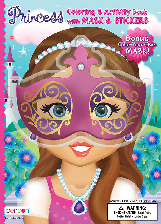 Coloring and Activity Book with Mask