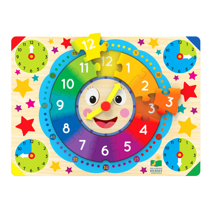 Lift & Learn Clock Puzzle