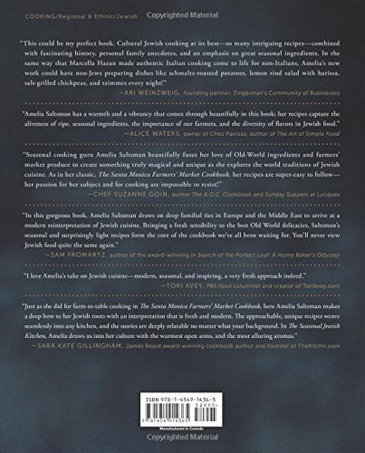 Here, at last, is a fresh, new way to think about Jewish food. In The Seasonal Jewish Kitchen, Amelia Saltsman takes us far beyond deli meats and kugel to a world of diverse flavors ideal for modern meals. Inspired by the farm-to-table movement, her 150 recipes offer a refreshingly different take on traditional and contemporary Jewish cooking.