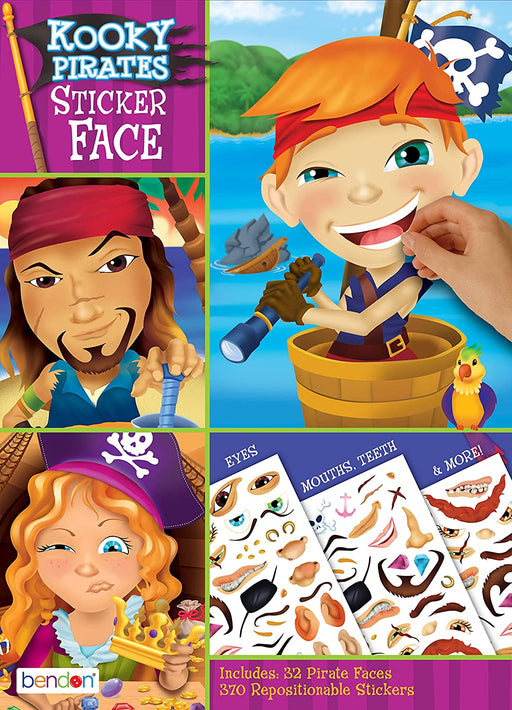 Includes: 32 blank pages to decorate and 6 sticker sheets Stickers: 6 repositionable sticker sheets to use over and over again Endless Possibilities - Thousands of Face Combinations Encourage creativity: show the silly and funny side of your child Ideal for: children from 3 years