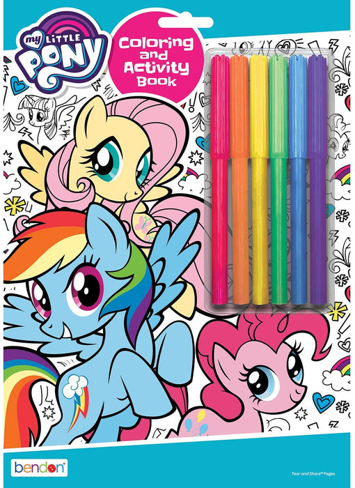 My Little Pony 32-Page Coloring and Activity Book with Markers