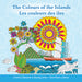 The Colours of the Islands Adult Colouring Book cover featuring tropical island-inspired artwork.