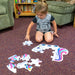 Completed Unicorn Puzzle with Magical Rainbow & Stars | Fun for Ages 2+