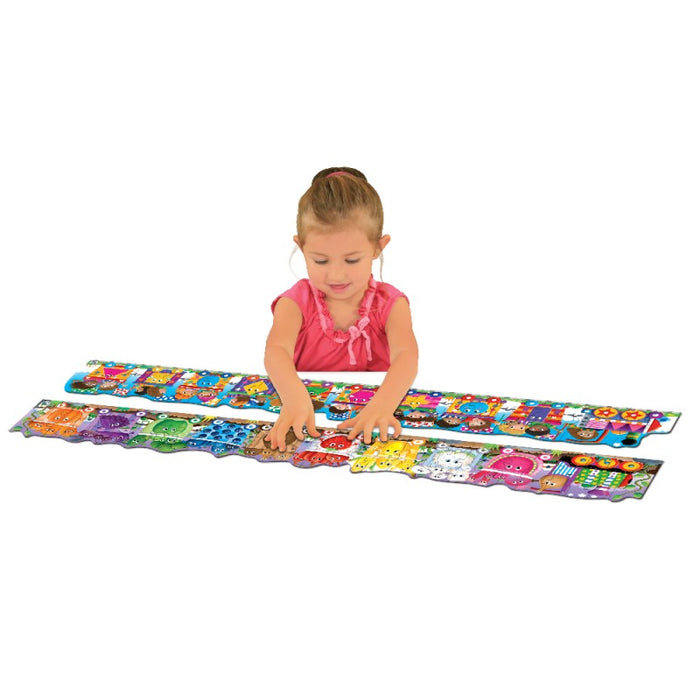 Puzzle Doubles - Giant Colors and Shapes Train Floor Puzzles