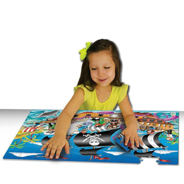 Puzzle Doubles - Glow in The Dark - Pirate Ship