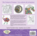 Back cover of The Colours of Fantasy Adult Colouring Book, showcasing the final design and additional details about the book.