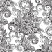 Inside page of The Colours of Fantasy Adult Colouring Book, displaying a detailed line drawing of a nature-inspired design, perfect for colouring.