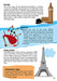 Illustrated pages from The Earth book showing world landmarks, oceans, and fascinating wildlife. Engaging and educational content for kids.